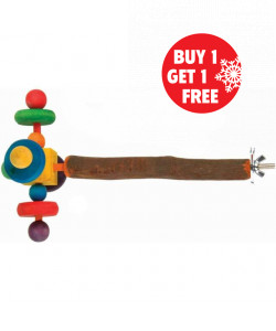 Parrot-Supplies Twirler Perch Spinning Bird Toy - BOGOF